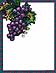 Bottle Label - Grape Bunch (item #9800-40046)